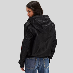 Бомбер Alpha Industries L-2B Hooded Gen II W Black (Черный)