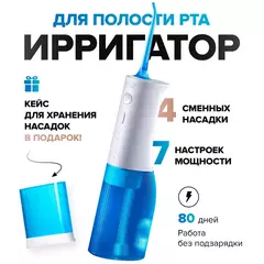 Ирригатор Soocas W3 Pro, голубой