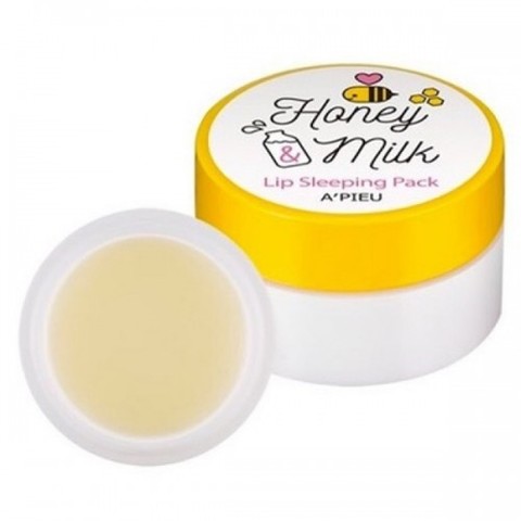 A'pieu Honey And Milk Lip Sleeping Pack ночная маска для губ с медом и молоком