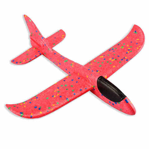 Детский самолётик летающий 48 сантиметров (пенопласт) (red)