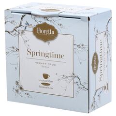 Чайная пара фарфор, 2 пр, 1 перс, 230 мл, Fioretta, Springtime, TDS630