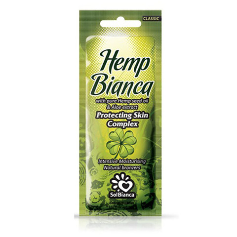 Hemp Bianca с 2-компонентным бронзатором, саше 15 мл