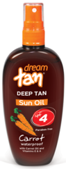 Масло для загара SPF 4 с каротином Dream Tan 150 мл