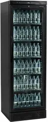Шкаф холодильный со стеклом TEFCOLD CEV425 BLACK