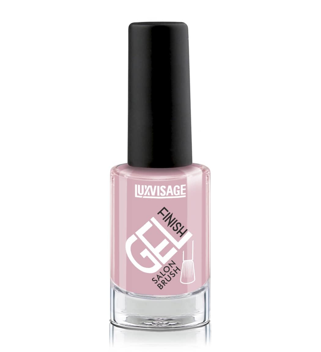 LuxVisage Лак для ногтей GEL finish тон 21(светло-лиловый) 9г