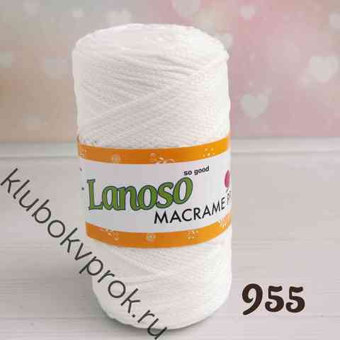 LANOSO MACRAME PP 955, Белоснежный