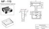 Moeff MF-115 Раковина подвесная