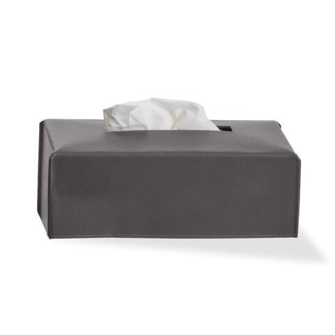 Decor Walther 0938093 Decor Walther NAPPA KB Коробка для салфеток  - Натуральная кожа NAPPA дымчато-серая