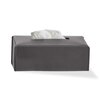 Decor Walther 0938093 Decor Walther NAPPA KB Коробка для салфеток  - Натуральная кожа NAPPA дымчато-серая
