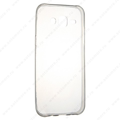 Накладка силиконовая ультра-тонкая для Samsung Galaxy J5 J500 2015 прозрачная