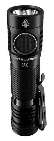 Фонарь ручной Nitecore E4K черный лам.:светодиод. (19280)