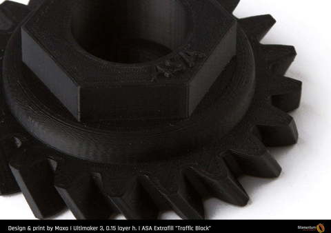 Пластик для 3D-принтера Fillamentum ASA Extrafill Traffic Black