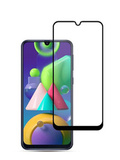 Защитное стекло 2.5D 9H Full Cover Anmac для Samsung Galaxy M21, M30, M30s, M31 (Черная рамка)