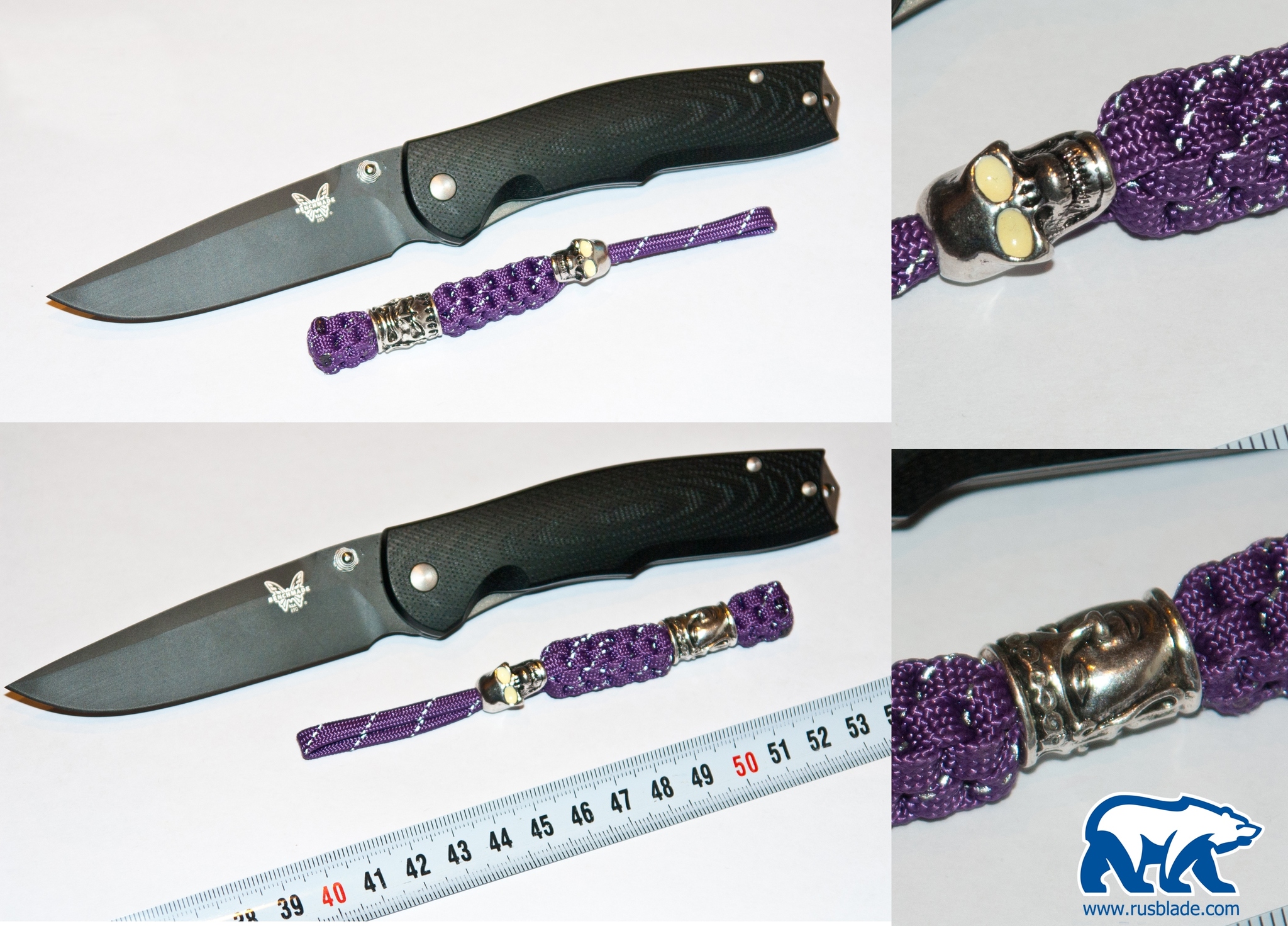 Sword Knot "Purple/Silver" - фотография 