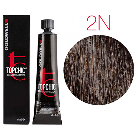 Goldwell Topchic 2N (черный натуральный) - Стойкая крем-краска