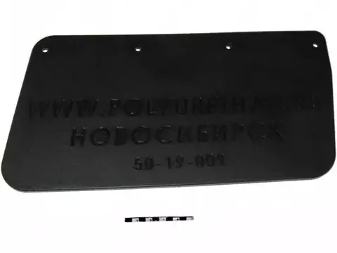 Брызговик левый снегохода Bombardier Полиуретан 50-19-002 (PU54/M72/черный) (5340136; M5340136)