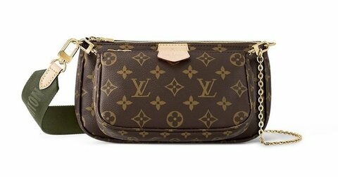 Клатч Louis Vuitton Multi Pochette Accessoires коричневый
