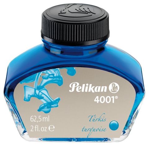 Флакон с чернилами Pelikan Ink 4001 76 Turquoise, 62.5 ml (329201)