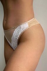 Трусы-стринги KINGA 969/2-S PERLA БЕЛЫЙ-БЕЖЕВЫЙ