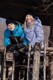 Премиальный теплый зимний костюм Nordski Mount Lavender Black женский с высокой спинкой