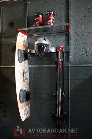 Крюк держатель для лыж, Esse GLSki (подвес на рейлинг)