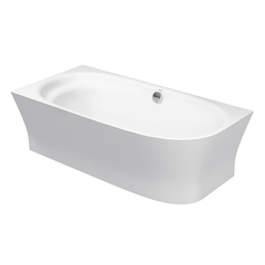 Duravit Cape Cod Ванна угол слева, с бесшовной панелью и ножками 1900x900mm с наклоном для спиныl 700362000000000 фото