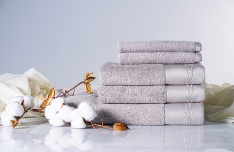 Набор полотенец 3шт Claire Batiste Atelier Loire серый