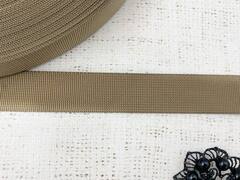 Лента ременная стропа 300D, ш. 2,5 см, 22 гр/м, COYOTE BROWN