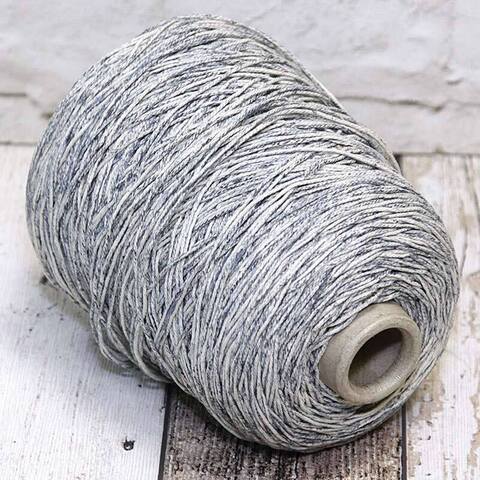 Хлопок принтованный BE MI VA / TRICOT 130 бежевый с синим