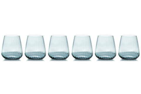 Набор стаканов для виски 6шт 450мл Le Stelle Opium дымчатый