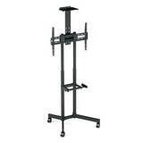 Стойка на колесах Arm media PT-STAND-8 черная для TV/LFD 32"-80", полка, max VESA 600x400, высота 1060-1500 мм, нагрузка до 50 кг