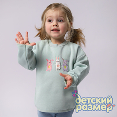 Свитшот с объемной нашивкой (начес)
