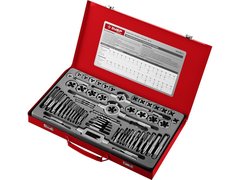 ЗУБР 65 предм., сталь 9ХС, набор метчиков и плашек (28118-H65)