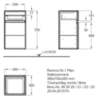 Шкаф боковой 39 см Keramag Renova Nr. 1 Plan 869022000