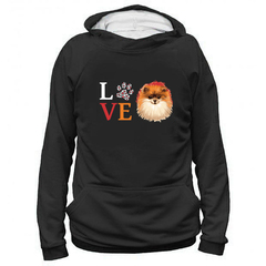 Толстовка "Шпиц - любовь"