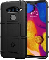 Чехол для LG V40 ThinQ цвет Black (черный), серия Armor от Caseport