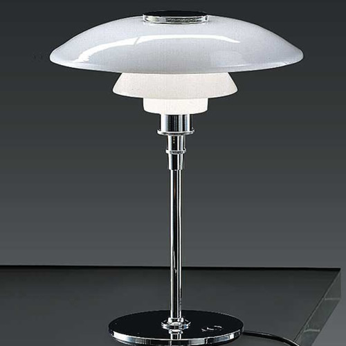 Poul Henningsen PH 3.5/2.5 table lamp. Louis Poulsen, 1940's