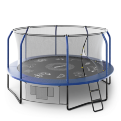 Батут UNIX Line SUPREME GAME 14 ft (blue)
