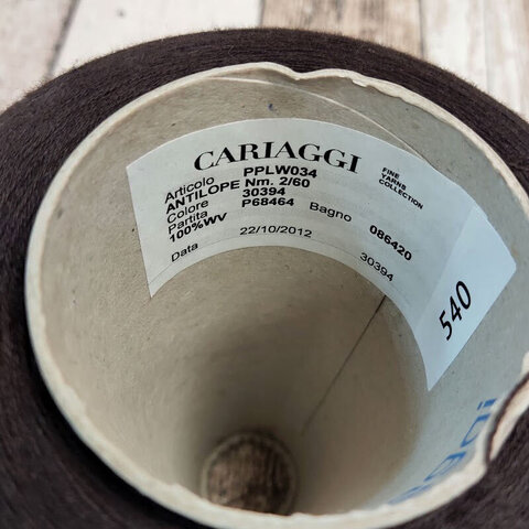 Меринос 2/60  CARIAGGI /  ANTILOPE горький шоколад