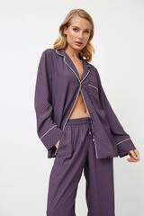 Пижама женская со штанами ARUELLE SABINE_Баклажан