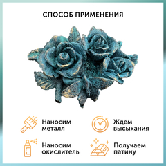 Набор для химического патинирования, Металл Бронза и Зеленый окислитель