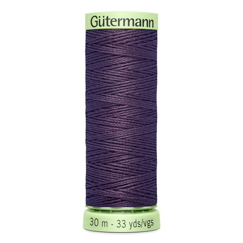 Нить Top Stitch 30/30 м для декоративной отстрочки, Gutermann, 512 баклажан