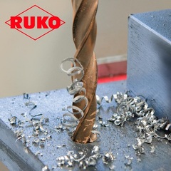 Набор сверл по металлу 1-13мм 25шт DIN338 HSSE-Co5 130° (мет. кейс) Ruko 215215(K)