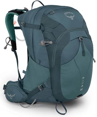 Картинка рюкзак туристический Osprey Mira 32 Celestial Charcoal - 1