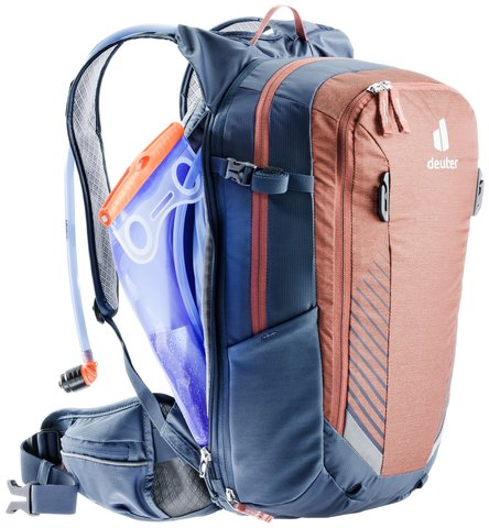 Картинка рюкзак велосипедный Deuter Compact EXP 14 redwood-marine - 3