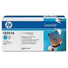 Картридж HP CE251A для HP Color LaserJet CM3530, CM3530fs, CP3525dn, CP3525n, CP3525x (голубой, 7000 стр.)