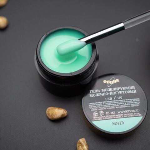Опция Гель моделирующий молочно-йогуртовый Мята 15мл