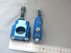 Крепление руля 28мм CAKEN синее 10мм