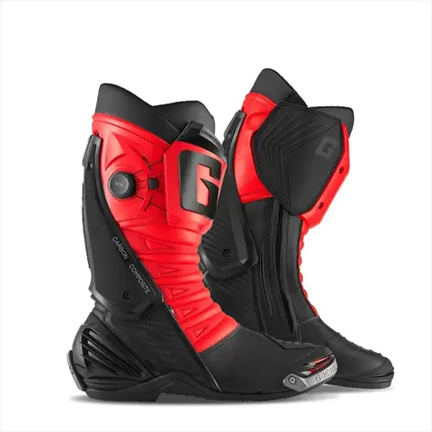 Мотоботы Gaerne GP1 LS Black/Fluo Red 44.5
