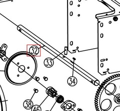 Вал DDE ST6561L / ST6561LE 24